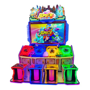 Fungpark เครื่องเกมอาเขตรถแข่งจำลอง4ผู้เล่นดีไซน์ใหม่เครื่องเกมหยอดเหรียญรับประกัน1ปีทำจากโลหะภาษาอังกฤษ - Product Image 1