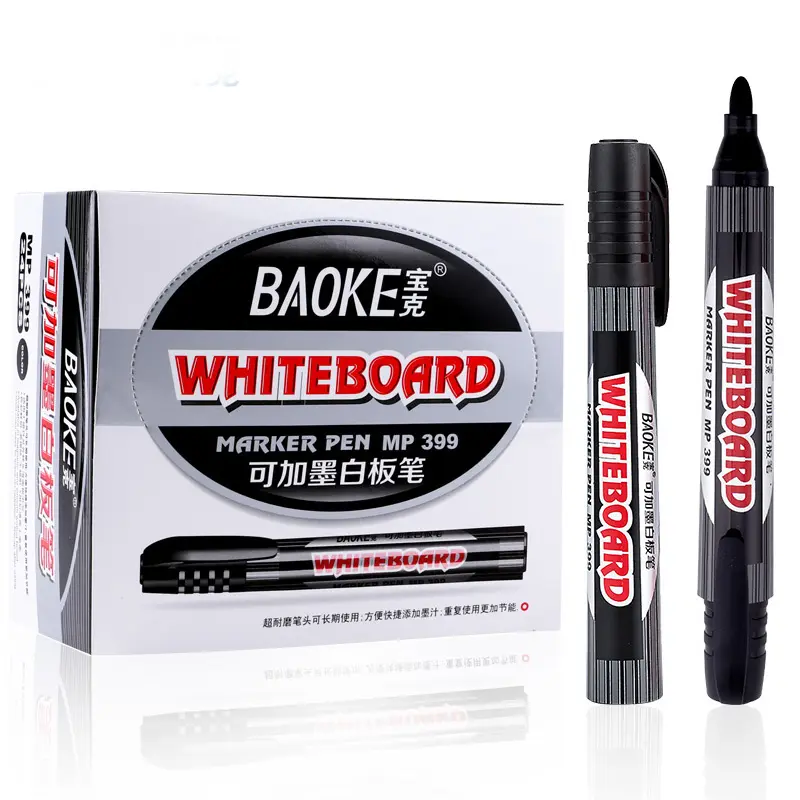 Pvc Whiteboard Pen Zwart Mini White Board Marker