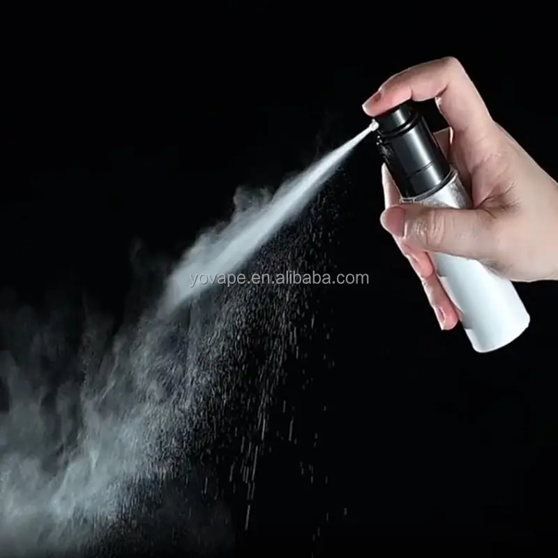 Envase cosmético portátil recargable 35ml/50ml/60ml botella de champú para secar el cabello botella de spray de polvo de talco para bebés
