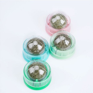 Wall Stick-on Happy Interactive Dientes Limpieza Gato Juguete Mint Catnip Ball para gatos Jugando a masticar - Product Image 3