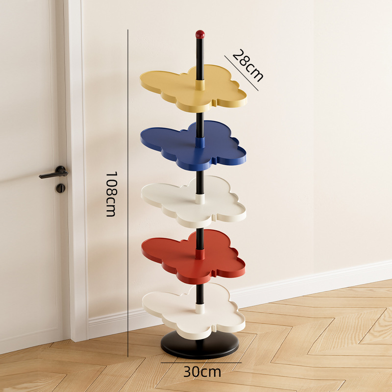 5 layers - blue, yellow, red and white