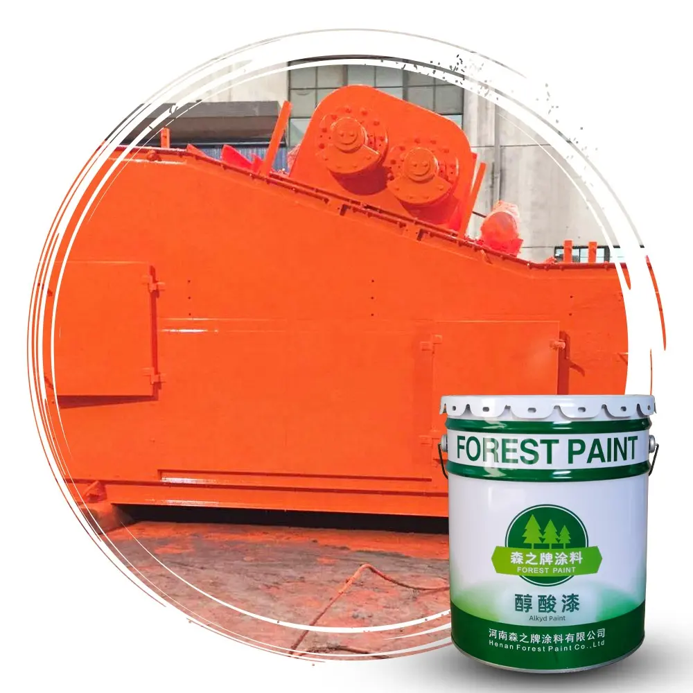 Revestimiento de pintura a base de aceite para interiores y exteriores, imprimación de Metal de óxido rojo sintético, 1K, para madera y Metal, mejor anticorrosión