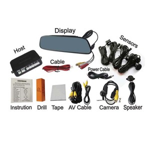 Car <strong>Reverse</strong> Auto Backup Kits Car Rear View Camera Mirror Monitor Parking <strong>Sensor</strong> Kit 4.3 '' TFT <strong>LCD</strong> Video Parking <strong>Sensor</strong> <strong>System</strong> - Product Image 1