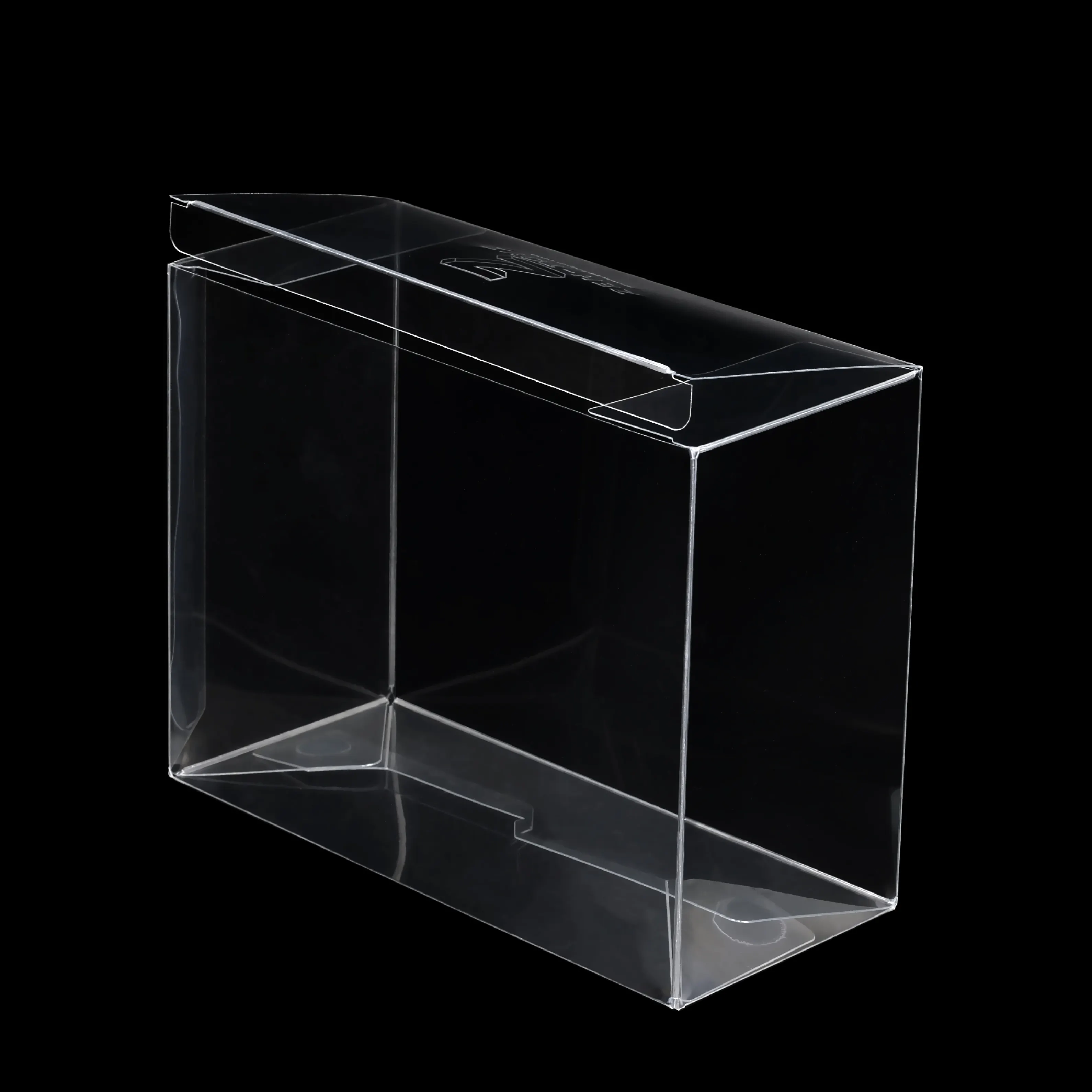 2 Pack Transparent Funko Pop Protector Box 0.5mm Thick Recyclable UV & Scratch Resistant Plastic Display Case with Film Cover