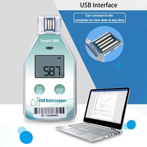 HEDAO TEMPU08B <strong>Temperature</strong> Humidity <strong>Data</strong> <strong>Logger</strong> Single-use <strong>Data</strong> <strong>Logger</strong> <strong>Temperature</strong> Recorder for Food - Product Image 3