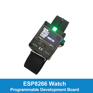 ESP8266 Wifi izle programlanabilir geliştirme kurulu giyilebilir OLED ekran Arduino için ESP-12F Wifi geliştirme kurulu akıllı saat