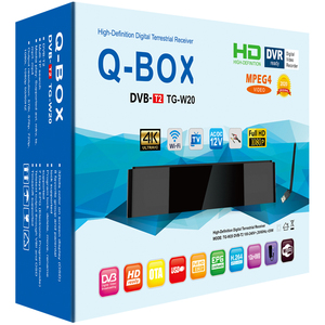 Decodificadores de placa de impresora Q-BOX, decodificador dvb t2 a ip, receptor drm, Receptor dvb T2, decodificador de señal con control remoto, novedad de TG-W20 - Product Image 6