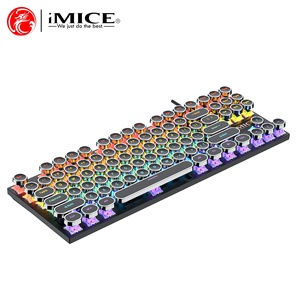 iMICE GK-800朋克机械键盘，带圆形87键、夜光、Usb电缆和所有键防幽灵 - Product Image 3