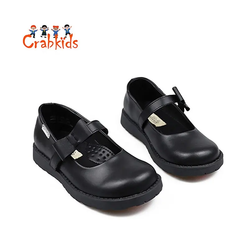 Crabkids atacado popular estudante formal vestido de festa de casamento escola para crianças meninas sapatos de princesa