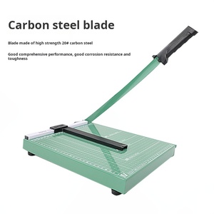 Günlük ofis kullanımı için Ideal, Metal taban, kaymaz kavrama ile sağlam A4 manuel kağıt kesici - Product Image 6