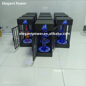 Biểu Tượng Tùy Chỉnh Có Thể Sạc Lại Vàng Đen Lồng Hiển Thị Vip Kim Loại LED Vương Miện Rượu Sâm Banh Chai Lồng Presenter Cho Bar Đảng - Product Image 4