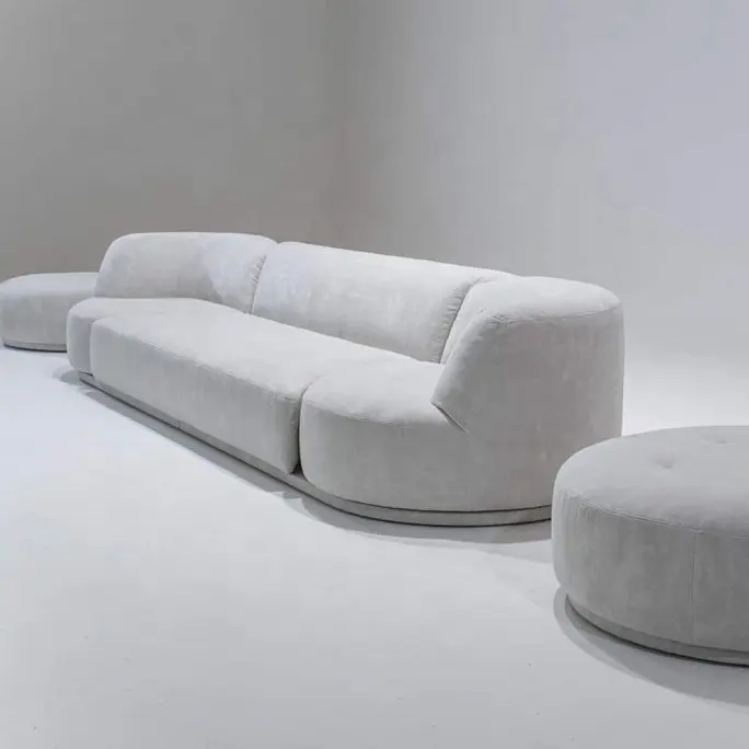 Divano italiano creativo paradiso divano modulare multifunzionale con rivestimento in tessuto con poltrone girevoli per soggiorno