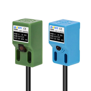 Mdcn PNP/NPN IP67 có thể điều chỉnh 10-300mm Khoảng cách cảm biến hồng ngoại Laser khuếch tán phản xạ quang điện cảm biến quang học nền - Product Image 1