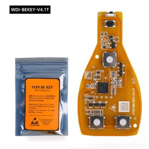 Xhorse VVVDI BE Key Proイエローカラーバージョンスマートキーシェル付き3ボタン/4ボタンパニック付きノーポイント - Product Image 2