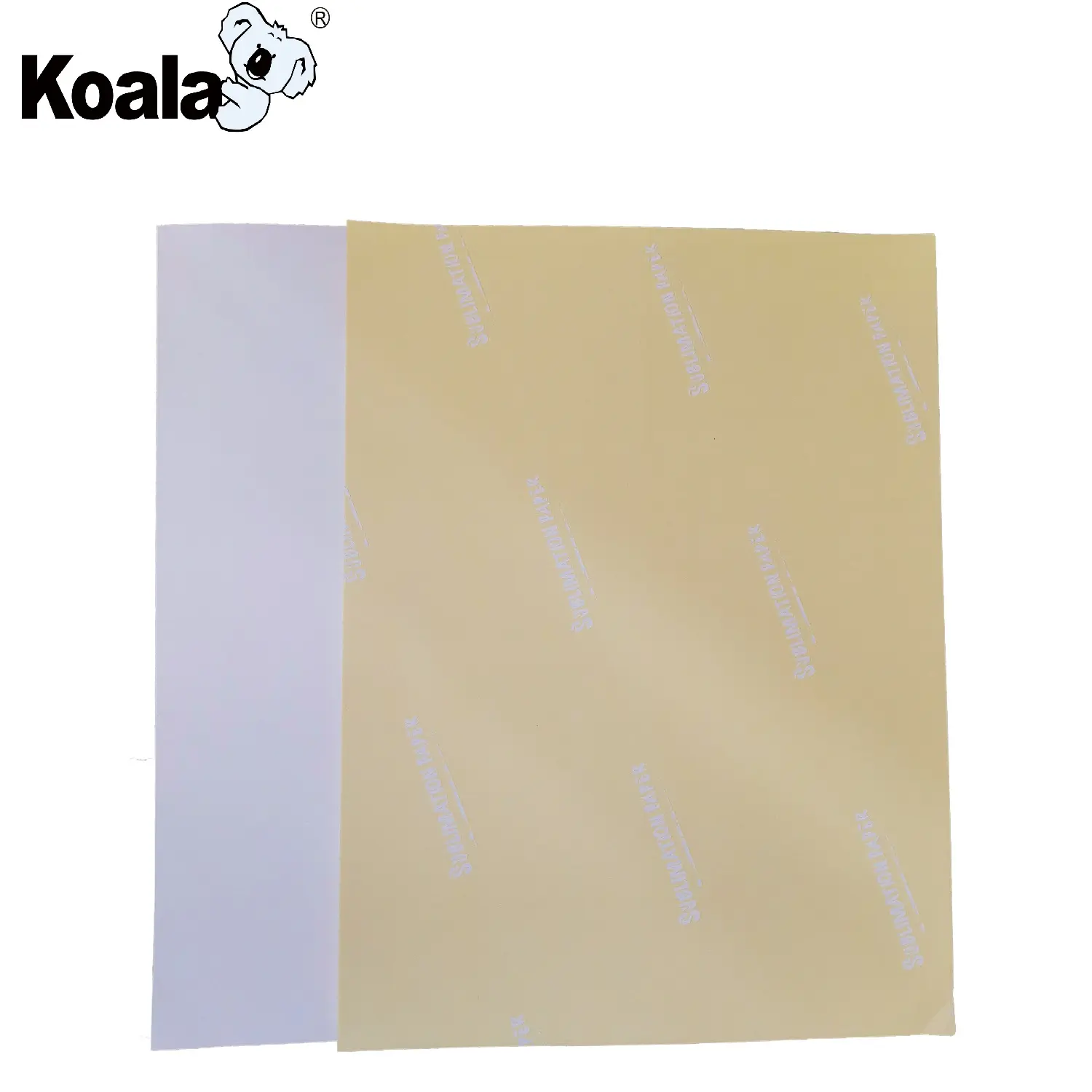 Koala High Quality KNI105g Instant dry A4 Dye Sublimation Heat Transfer paper A4*100sheets