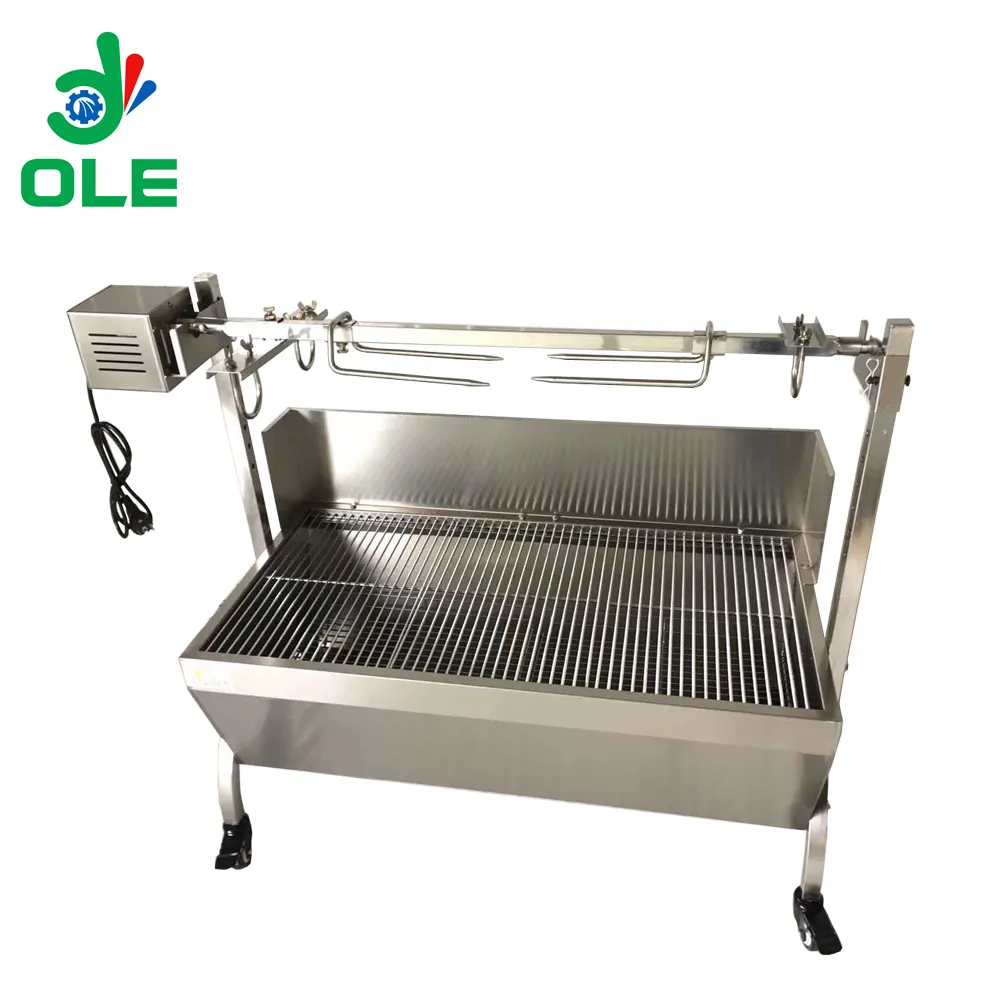 Forno elétrico para casa, grelha automática giratória para churrasco, grelha, cordeiro, perna, frango, forno