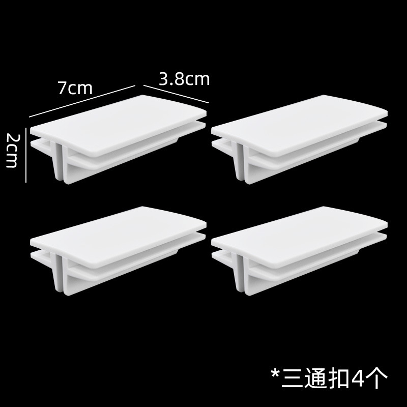 Accesorios: paquete de 4 juntas en T (adecuadas para tabiques de 7 cm de altura)
