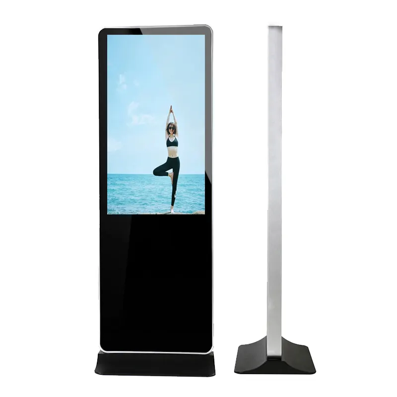 Custom Indoor 43inch Lcd Windows10 System Touch Screen Floor Stand Advertising display Kiosk digital signage