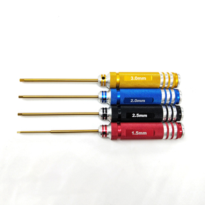 Chất Lượng Cao Titanium Tráng Thép Tốc Độ Cao Hex <span class=keywords><strong>Screwdriver</strong></span> <span class=keywords><strong>Set</strong></span> 4 Cái Cho Điều Khiển Từ Xa Xe - Product Image 2