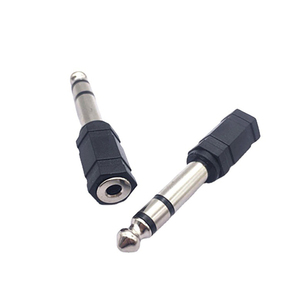 <strong>6.5</strong> Rotating 3.5 Dual Channel Connector 6.35mm <strong>Jack</strong> Stereo Female Socket Panel Mount Audio MIC Cable Terminal Earphone Male - Product Image 3
