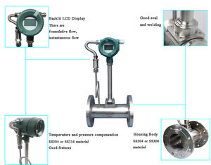 Kaifeng Dn4ไอน้ำ --- Dn300เครื่องวัดการไหลของกระแสน้ำวนแม่นยำสูงทนทานแบบหมุน - Product Image 1