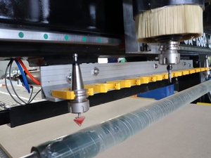 Máquina enrutadora CNC ATC industrial de 4 ejes con cabezal láser de hoja de sierra para madera y metal 1325 2030 2128 1328 con controlador Syntec - Product Image 3