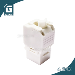多网络模块Rj45交叉适配器面板安装耦合器梯形插孔6a类发光二极管梯形插孔带封装 - Product Image 4