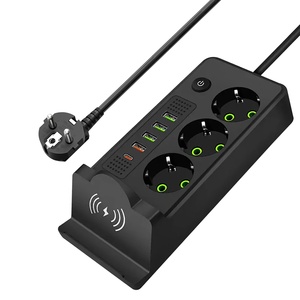 สายโทรศัพท์มือถือแบบยุโรป3ช่องพร้อม <span class=keywords><strong>USB</strong></span> Type C 2025ชาร์จเร็วสำหรับตลาดยุโรป - Product Image 1