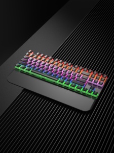 Custom Wired RGB Mechanical Gaming Keyboard Mechanical Keyboard Gaming with Palm Rest - Product Image 4