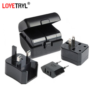 3 en 1 Conversión de viaje global Adaptador de enchufe de alimentación universal AU/EU/UK/US a adaptador de enchufe eléctrico de la UE - Product Image 5