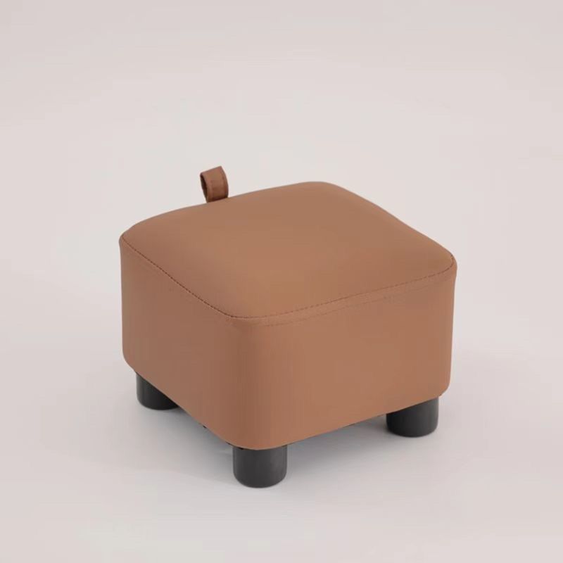Marron - Petit format en cuir motif patte de chat, très tendance.