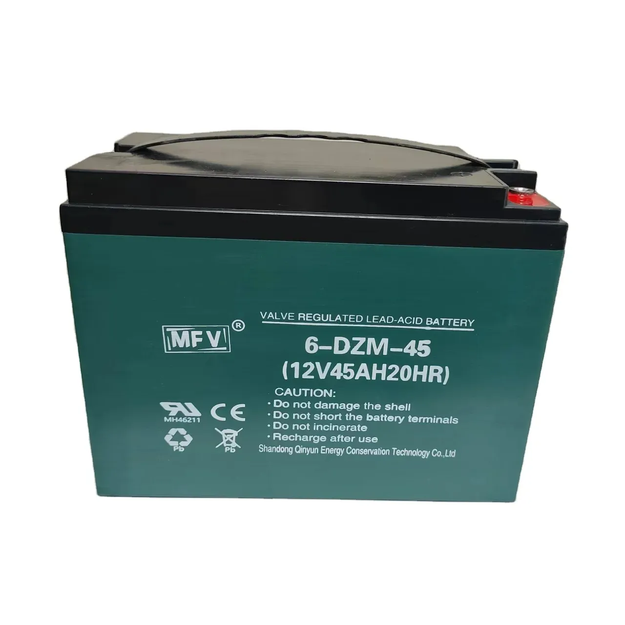 卸売6-DZM-45バルブ制御鉛蓄電池UPSおよび電気自動車用12Vディープサイクル密閉型バッテリー