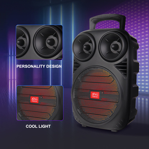 Sing-e ZQS6163 Outdoor Stall Wireless Charging <strong>Speakers</strong> Specializing in Mobile Phone Karaoke Party <strong>Use</strong> Made of Durable Plastic - Product Image 3