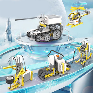 66-in-1 kök DIY APP kontrol Robot yapı taşı Set elektronik eğitici oyuncak tuğla çocuklar için bilim temalı Roboti - Product Image 5