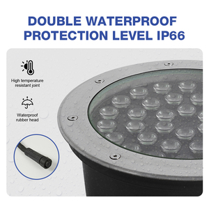 Ngoài Trời IP66 Không Thấm Nước Vuông Vòng Inground Đèn Lõm 1W 6 W 12W 18W 36W 18W RGB LED Ánh Sáng Ngầm - Product Image 4