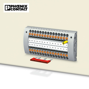 Puente fijo central Phoenix Contact FBS 10-6 para bloques de terminales de carril Din/conectores de bloque de terminales FBS de puente enchufable - Product Image 3