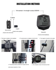自行车电脑速度计防雨自行车速度计自行车电脑 - Product Image 5