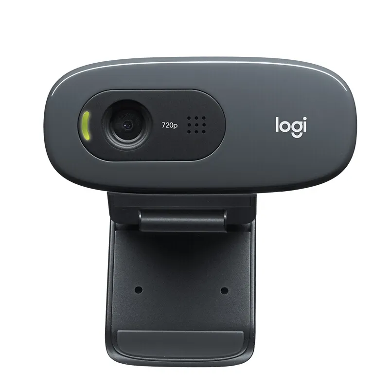 Personalização LOGI C270 Computador Desktop Notebook Free Drive Curso Online Webcam Video Chat Gravação Câmera USB HD