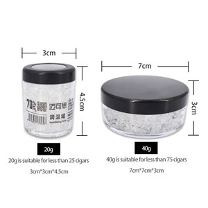 詰め替え可能RH 70% 双方向制御クリスタルジェルシガー加湿器 - Product Image 2