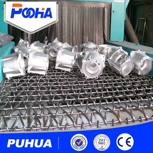 Gute Qualität Drahtgitter band förderer Abrator Kugel strahl-/Blaster maschine mit automatischer Produktions linie zum Be-und Entladen - Product Image 2
