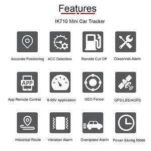 2G <strong>GPS</strong> <strong>Tracker</strong> Realtime Tracking Locator with ACC Detection Remote Cut Off Fuel Multi Alarm for Fleet Management