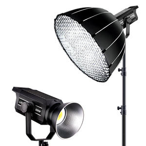 ไฟ LED 500III 300วัตต์สำหรับถ่ายวิดีโอ3200-5500K ไฟถ่ายภาพรีโมทคอนโทรลกรอบโลหะต่อเนื่อง