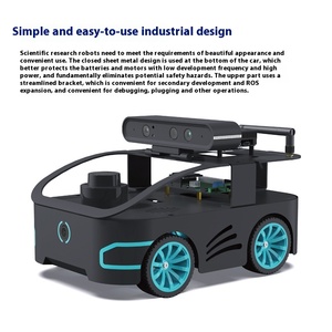 ROS Robot Luban Cat 4 1S scheda di sviluppo compatibile Raspberry Pi Design industriale telaio programmazione auto formazione produttore - Product Image 3