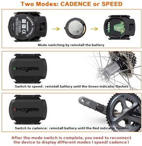 Magene S3+ Speed <strong>Cadence</strong> <strong>Sensor</strong> H64 <strong>Sensor</strong> ANT Computer Speed Meter Dual <strong>Sensor</strong> Bike Accessories Compatible with Wahoo - Product Image 4