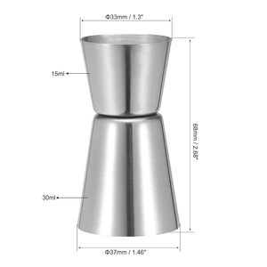Factory Cheap Hot Selling High Quality 15ml 30ml Stainless Steel Double Head <strong>Jigger</strong> - Product Image 2