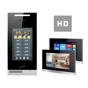 MingKe IP65 impermeable Tuya 8 pulgadas videoportero sistema de intercomunicación de vídeo bidireccional para apartamentos múltiples