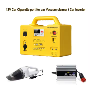 20W dc迷你太阳能照明系统，带3w发光二极管灯工业太阳能太阳能家用系统