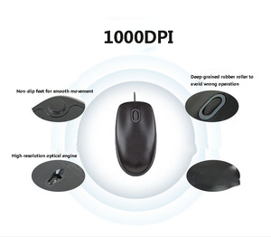 Original MK120 <strong>Keyboard</strong> and <strong>Mouse</strong> Combo Logi Tech Wired Full Size Optical USB Plug PC Laptop <strong>Computer</strong> Desk <strong>Keyboards</strong> Sets Black - Product Image 3