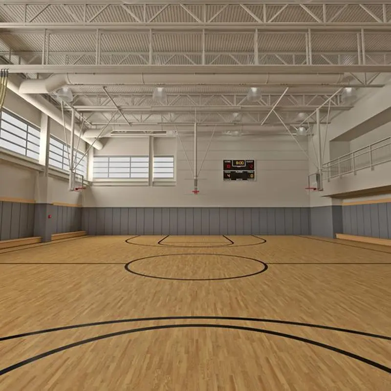 Pasir tahan air kualitas tinggi murah luar ruangan antiselip dapat dilepas lapangan basket lantai