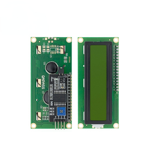 LCD1602 1602 LCD-Modul Blau/Gelb Grüner Bildschirm 16x2 Zeichen LCD-Anzeige PCF8574T PCF8574 IIC I2C-Schnittstelle 5V für Arduino